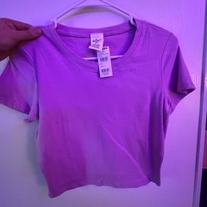 Basic purple tee shirt